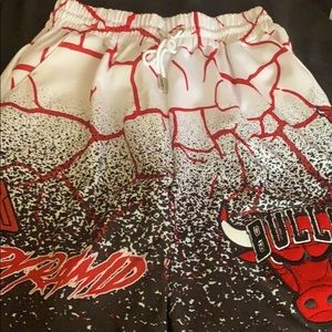 Chicago bulls alternate pyramid shorts (large)